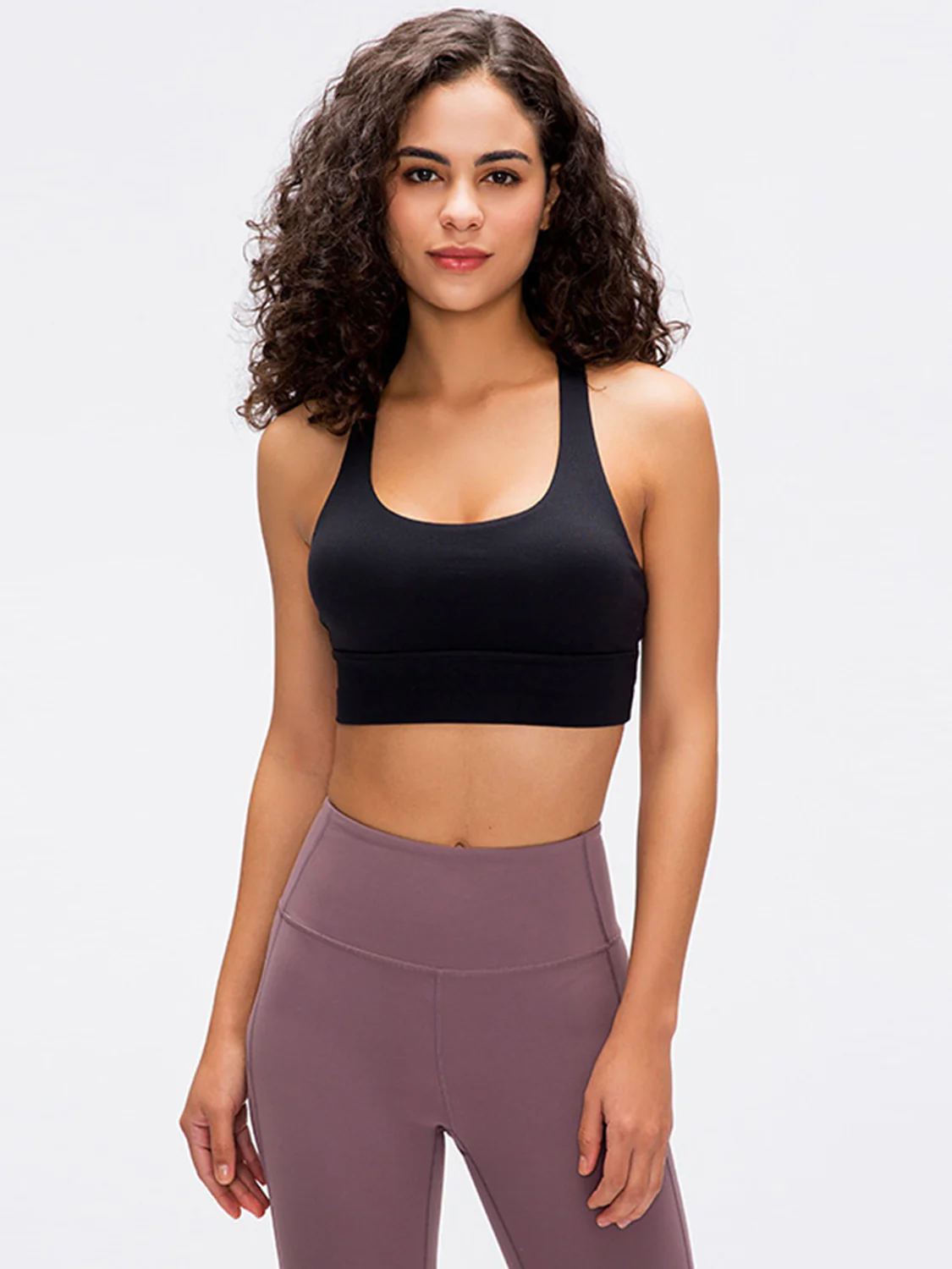 Millennia Crisscross Scoop Neck Active Tank - Image 31
