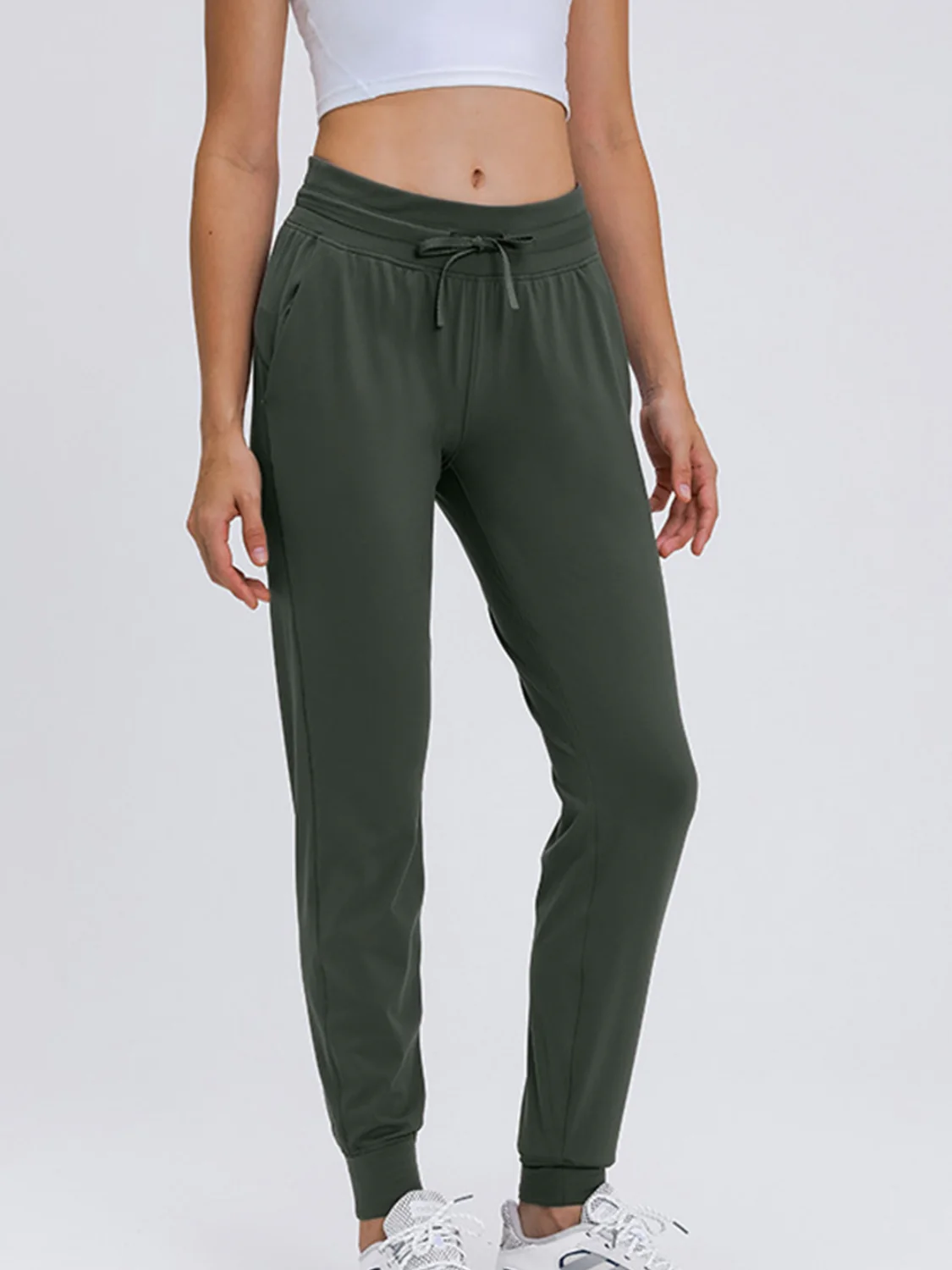 Millennia Double Take Tied Joggers with Pockets - Image 7