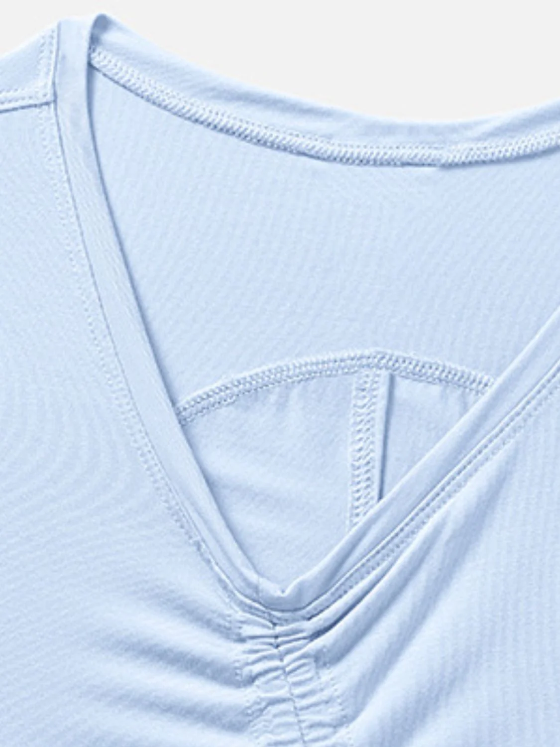 Millennia Drawstring Ruched Wide Strap Active Tank - Image 4
