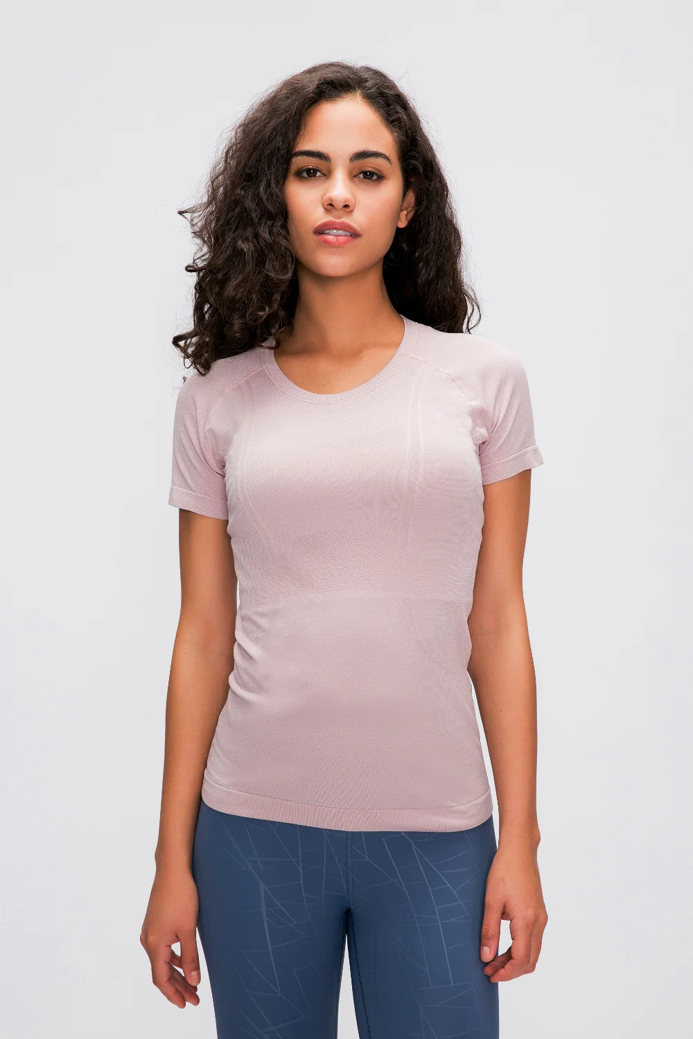 Millennia Round Neck Short Sleeve Active T-Shirt - Image 4