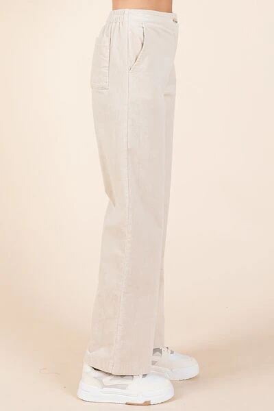 Mittoshop Corduroy Back Elastic Waist Pants - Image 4