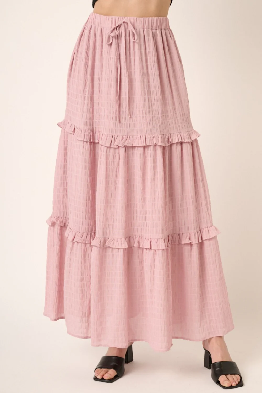 Mittoshop Drawstring High Waist Frill Skirt - Image 3