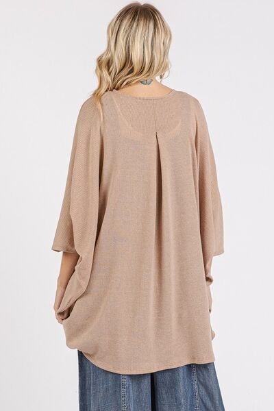 Mittoshop Open Front Batwing Sleeve Cardigan - Image 4
