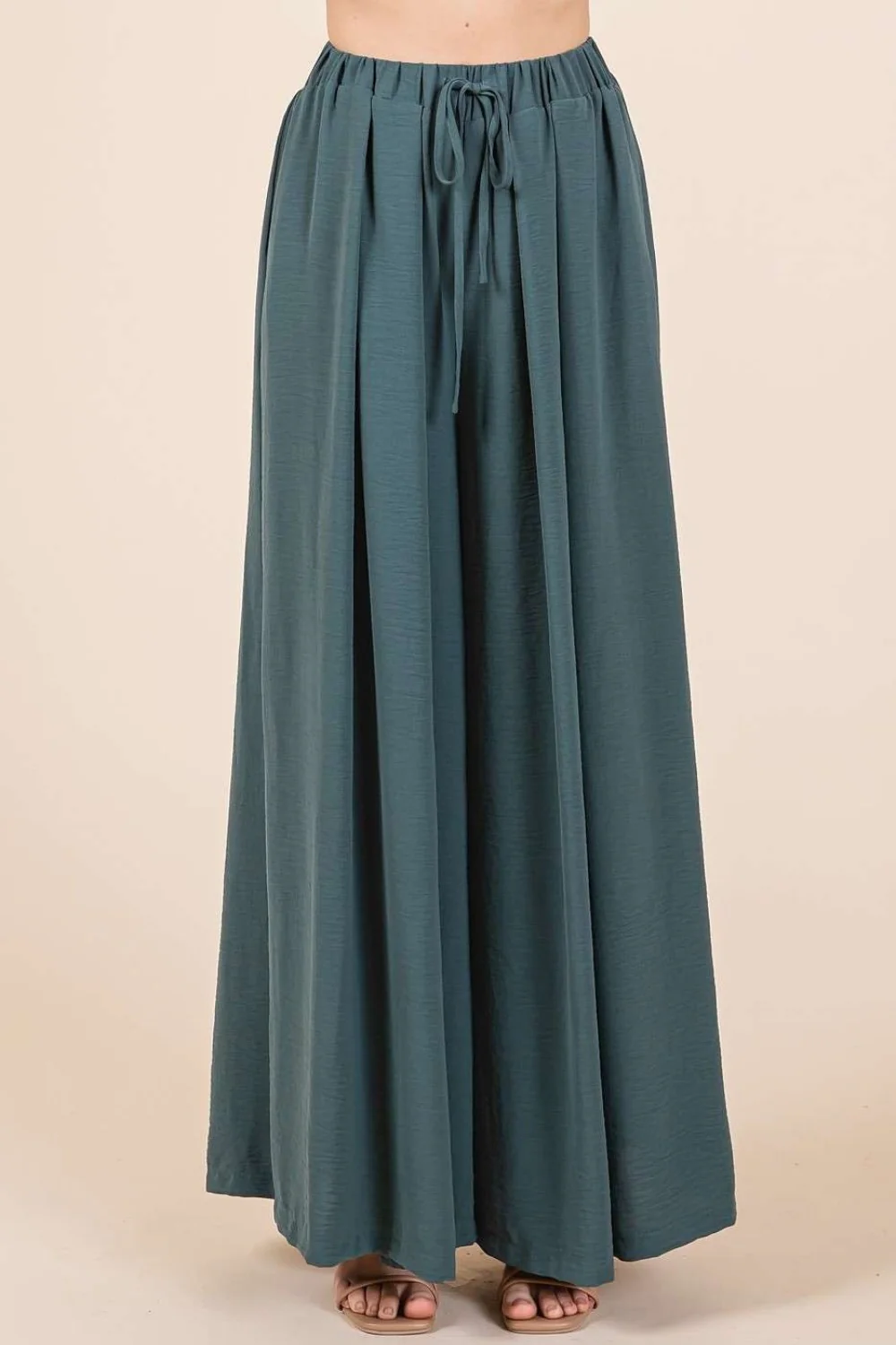 Mittoshop Pleated Wide Leg Pants - Image 5