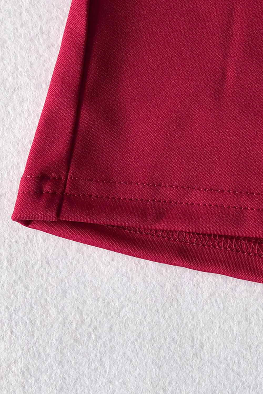Mock Neck Tie-Waist Half Sleeve Jumpsuit - Image 32