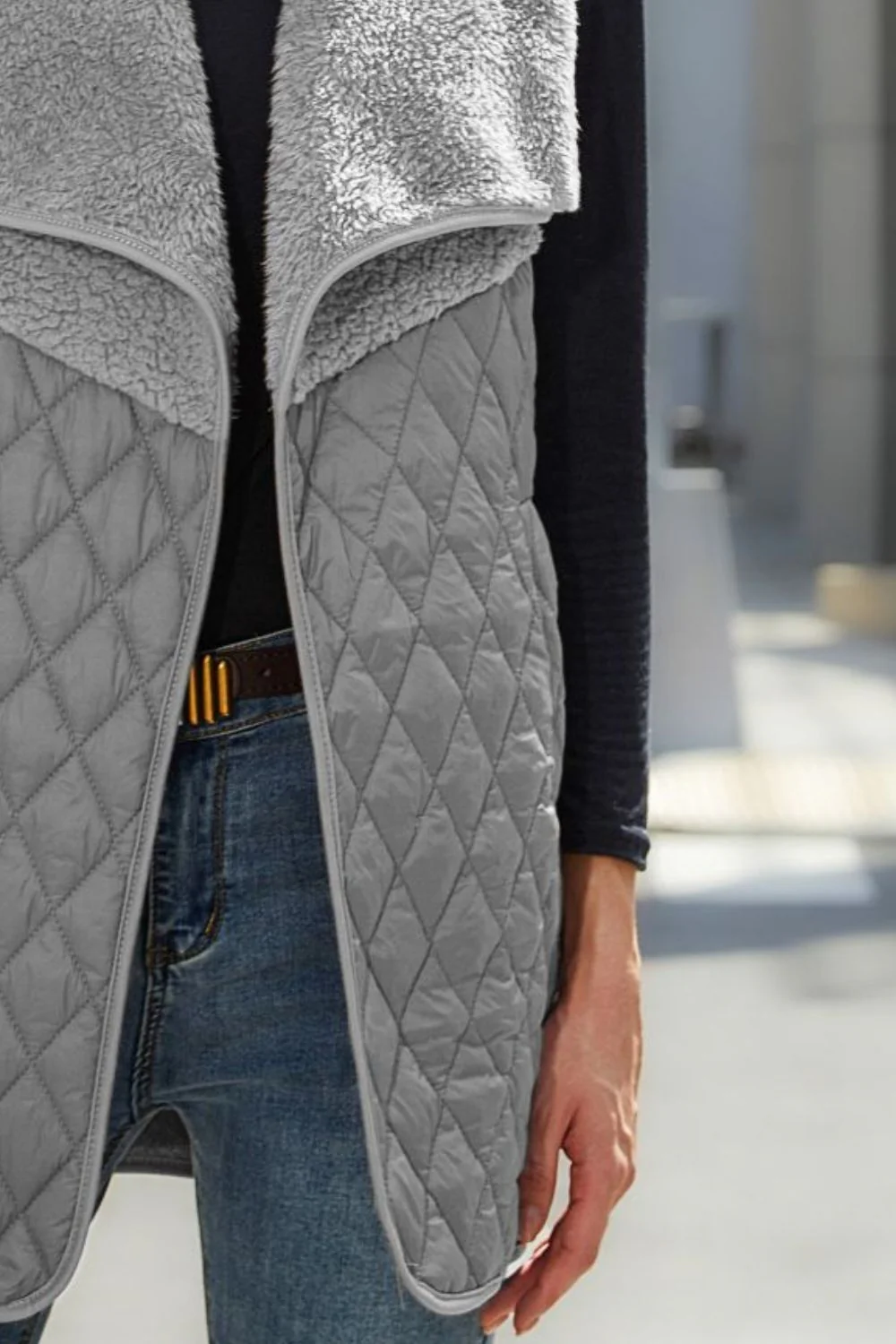 Open Front Collared Vest - Image 12