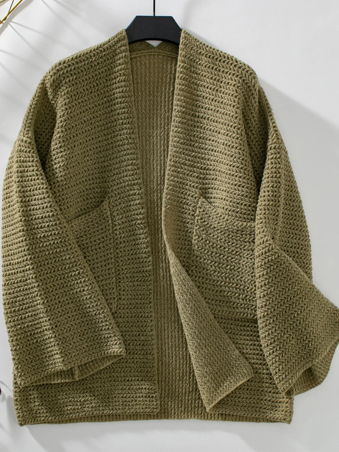 Open Front Long Sleeve Cardigan - Image 8