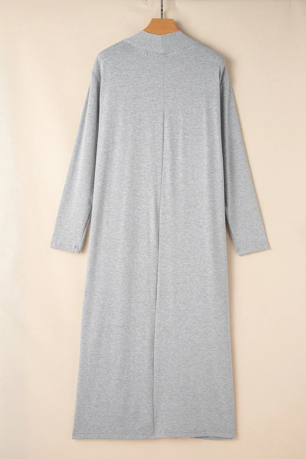 Open Front Long Sleeve Cardigan and Pants Lounge Set - Image 7