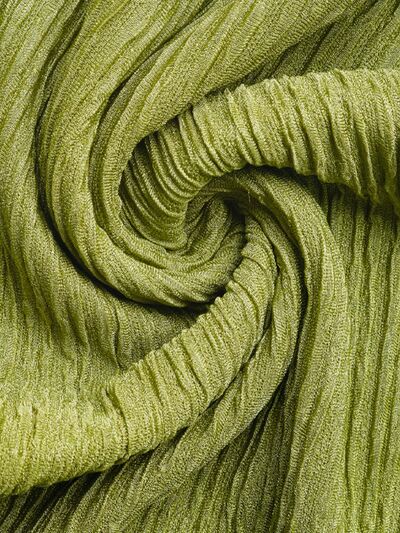 Perfee Texture Cropped Tank and Ruched Skirt Set - Image 5