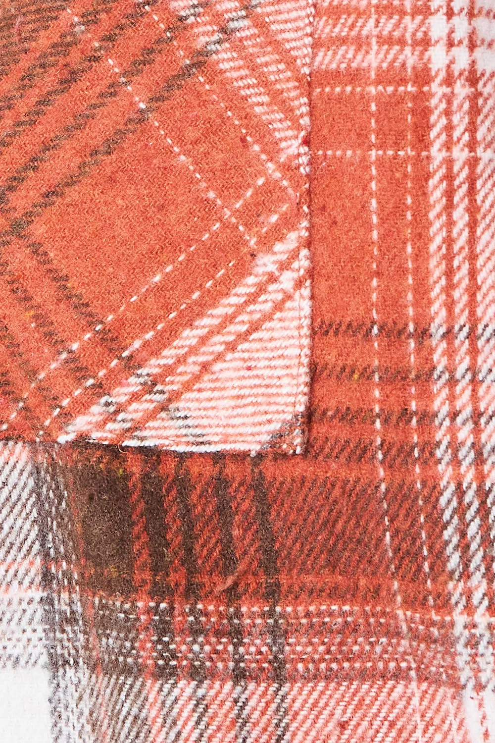 Plaid Collared Neck Long Sleeve Shirt - Image 9