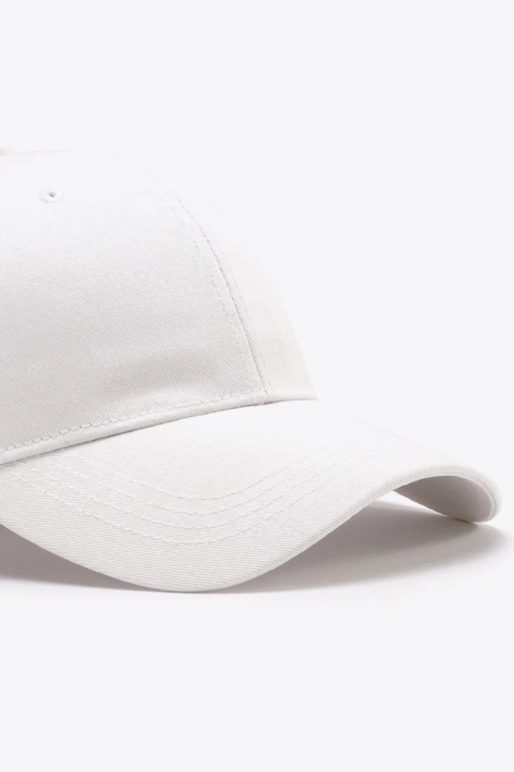 Plain Adjustable Cotton Baseball Cap - Image 17