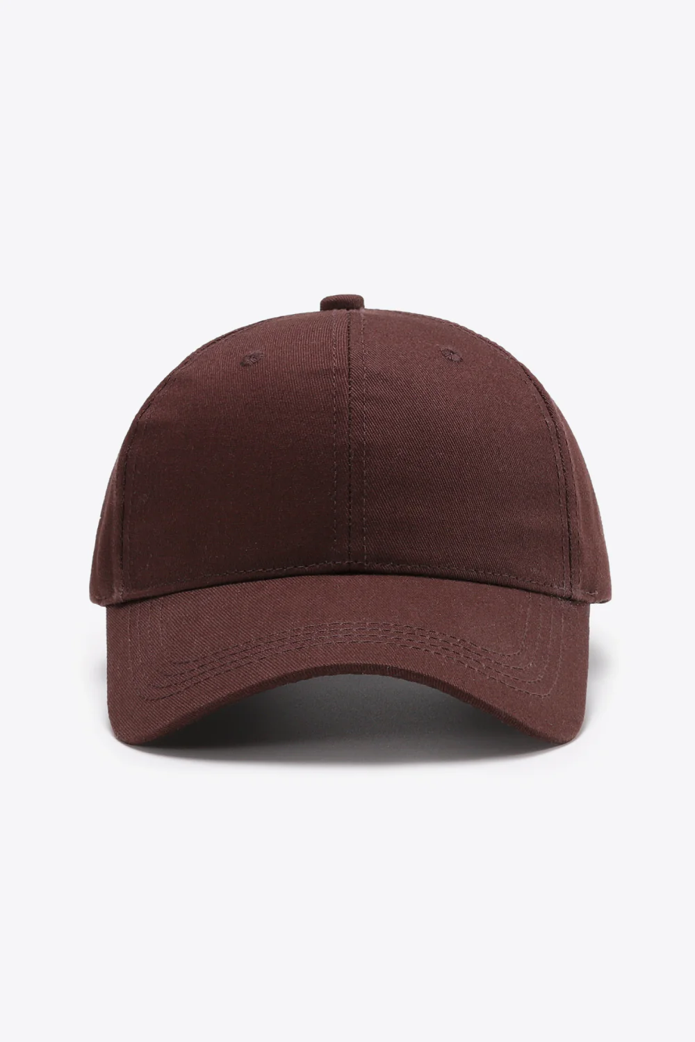 Plain Adjustable Cotton Baseball Cap - Image 25