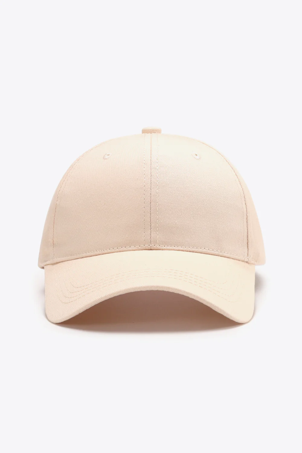 Plain Adjustable Cotton Baseball Cap - Image 31