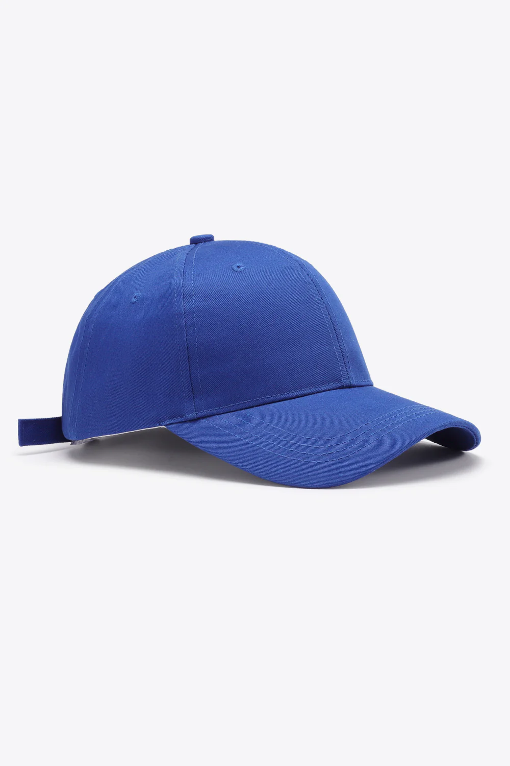 Plain Adjustable Cotton Baseball Cap - Image 38