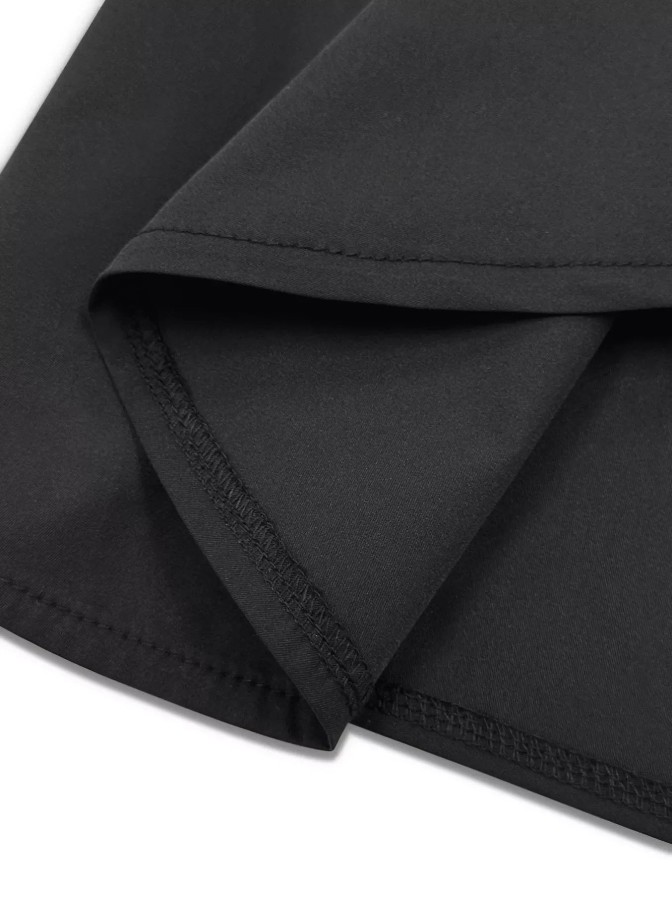 Plus Size Surplice Long Sleeve Wrap Mini Dress - Image 5
