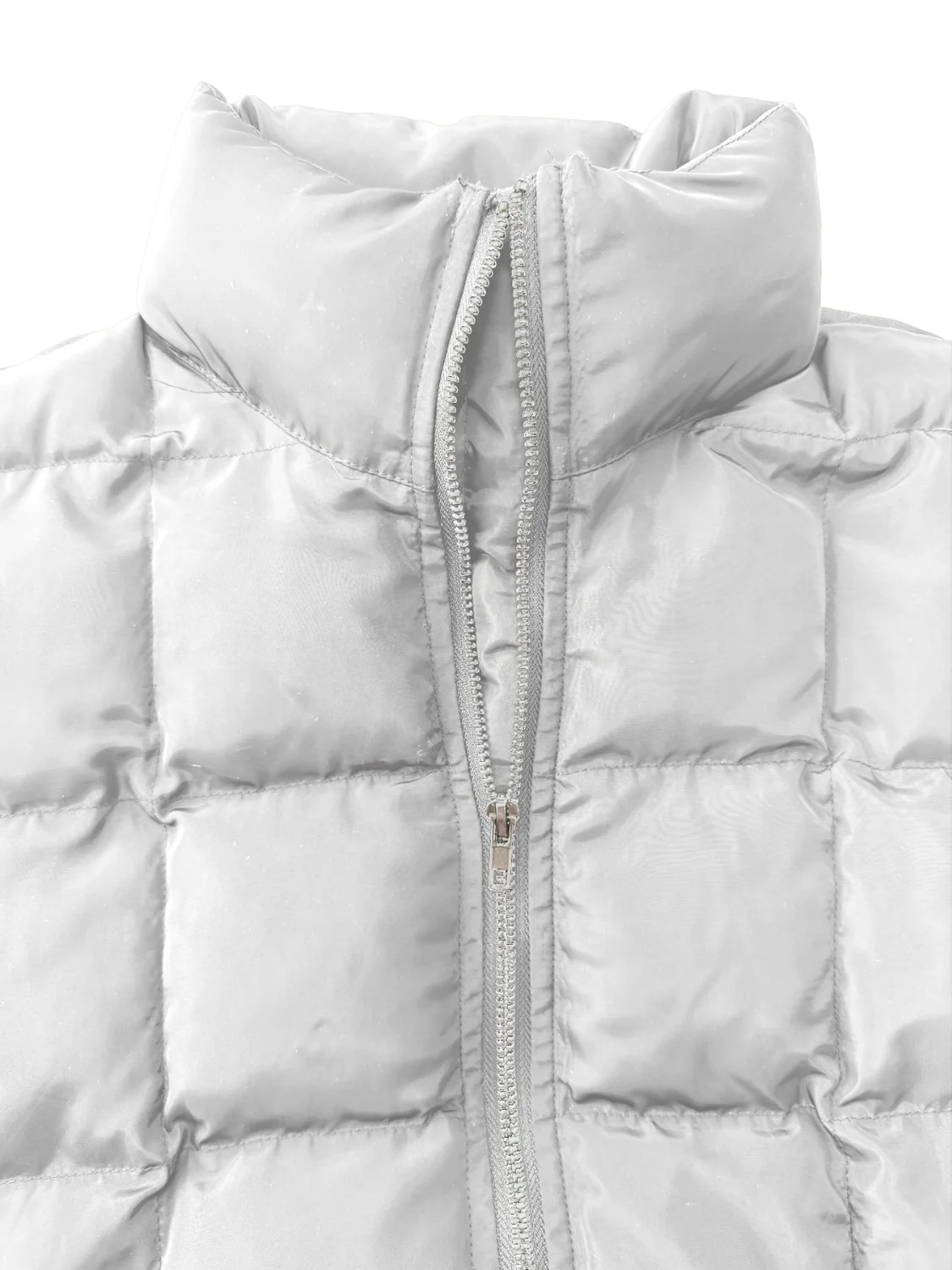 Pocketed Plaid Quilted Zip Up Winter Coat - Image 22