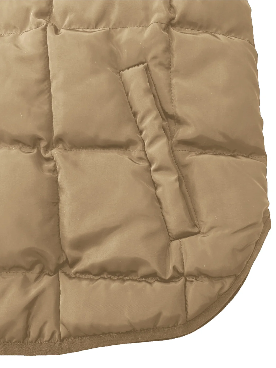 Pocketed Plaid Quilted Zip Up Winter Coat - Image 8