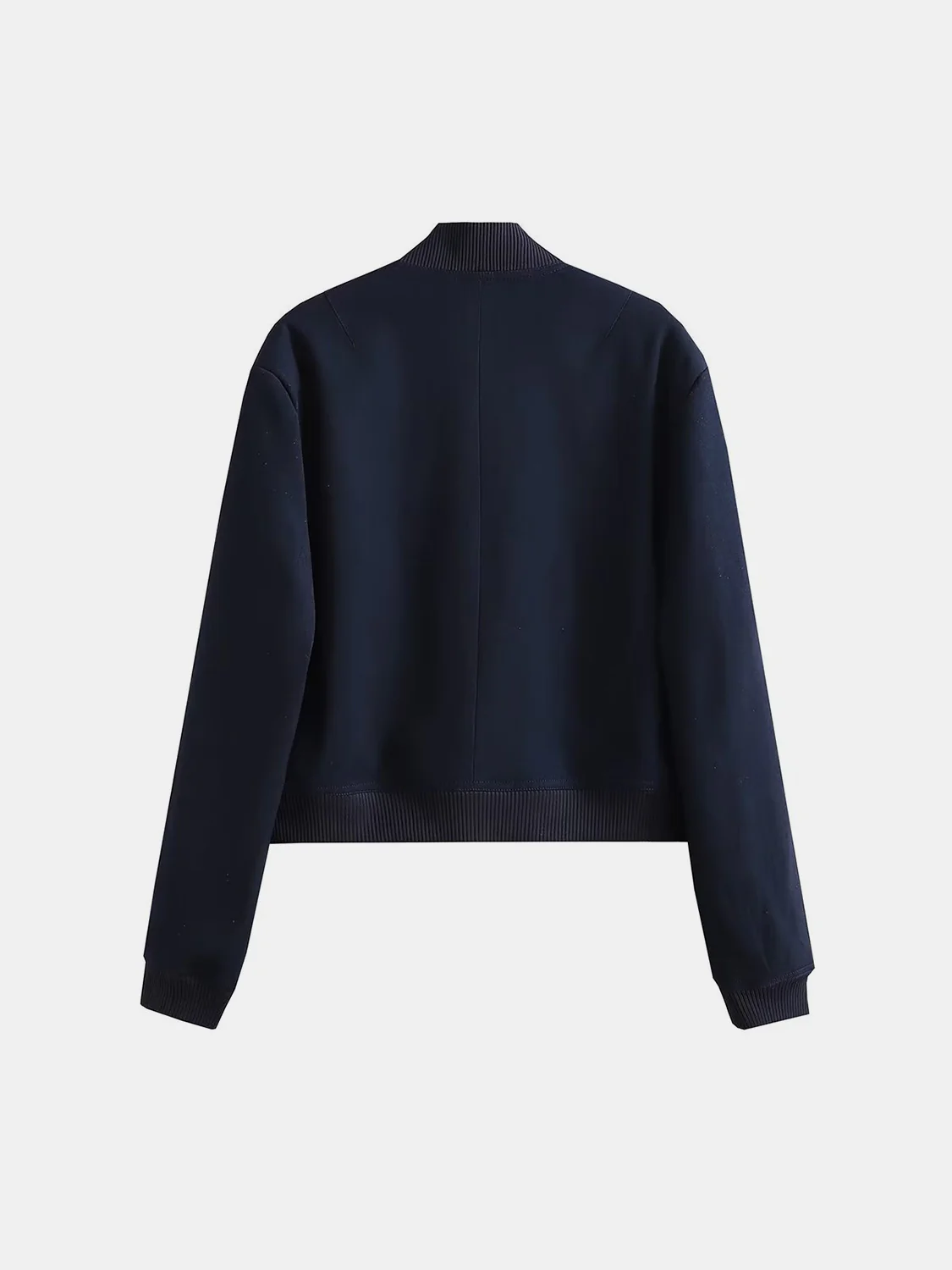 Pocketed Snap Down Baseball Collar Jacket - Image 17