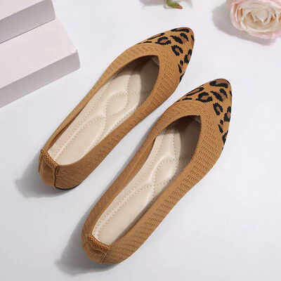 Point Toe Mesh Flat Slip-Ons - Image 2