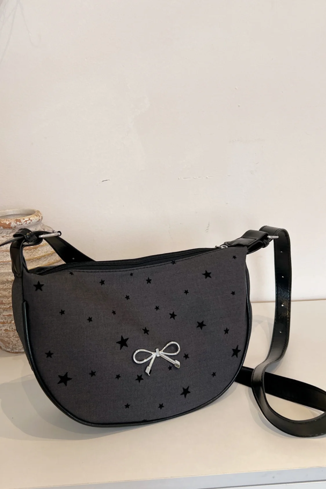 Polyester Printed Adjustable Strap Crossbody Bag - Image 22