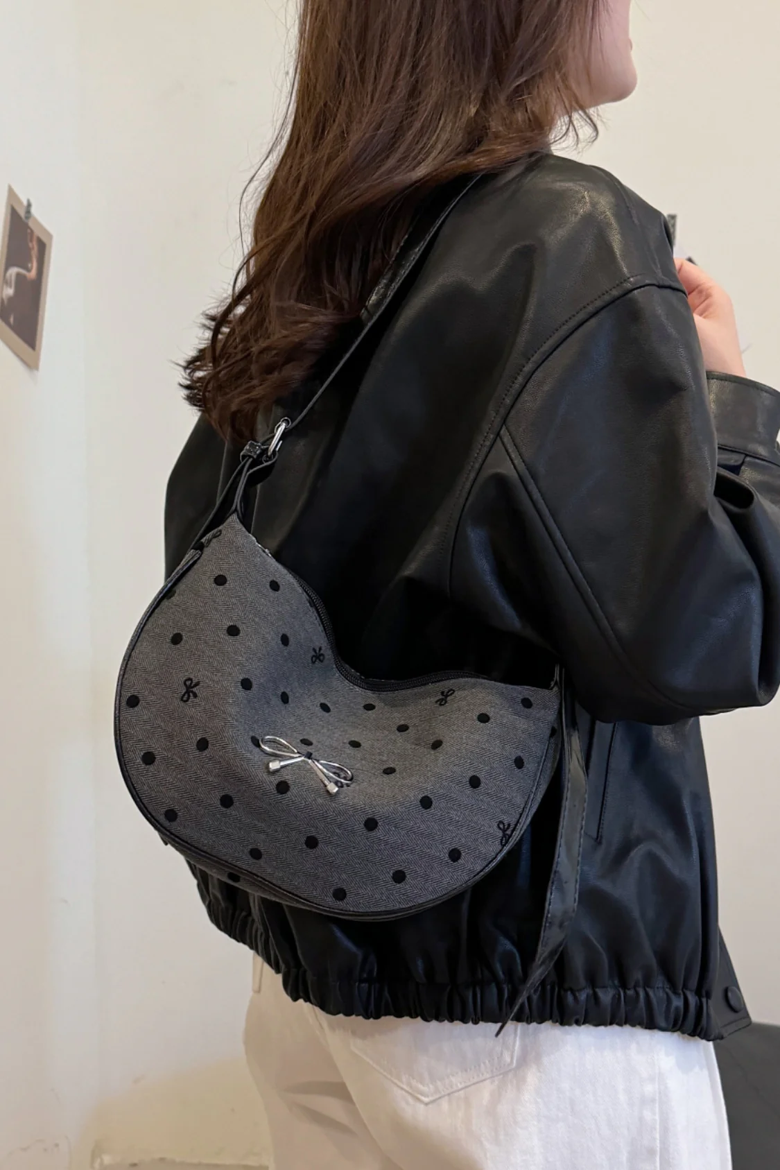 Polyester Printed Adjustable Strap Crossbody Bag - Image 5