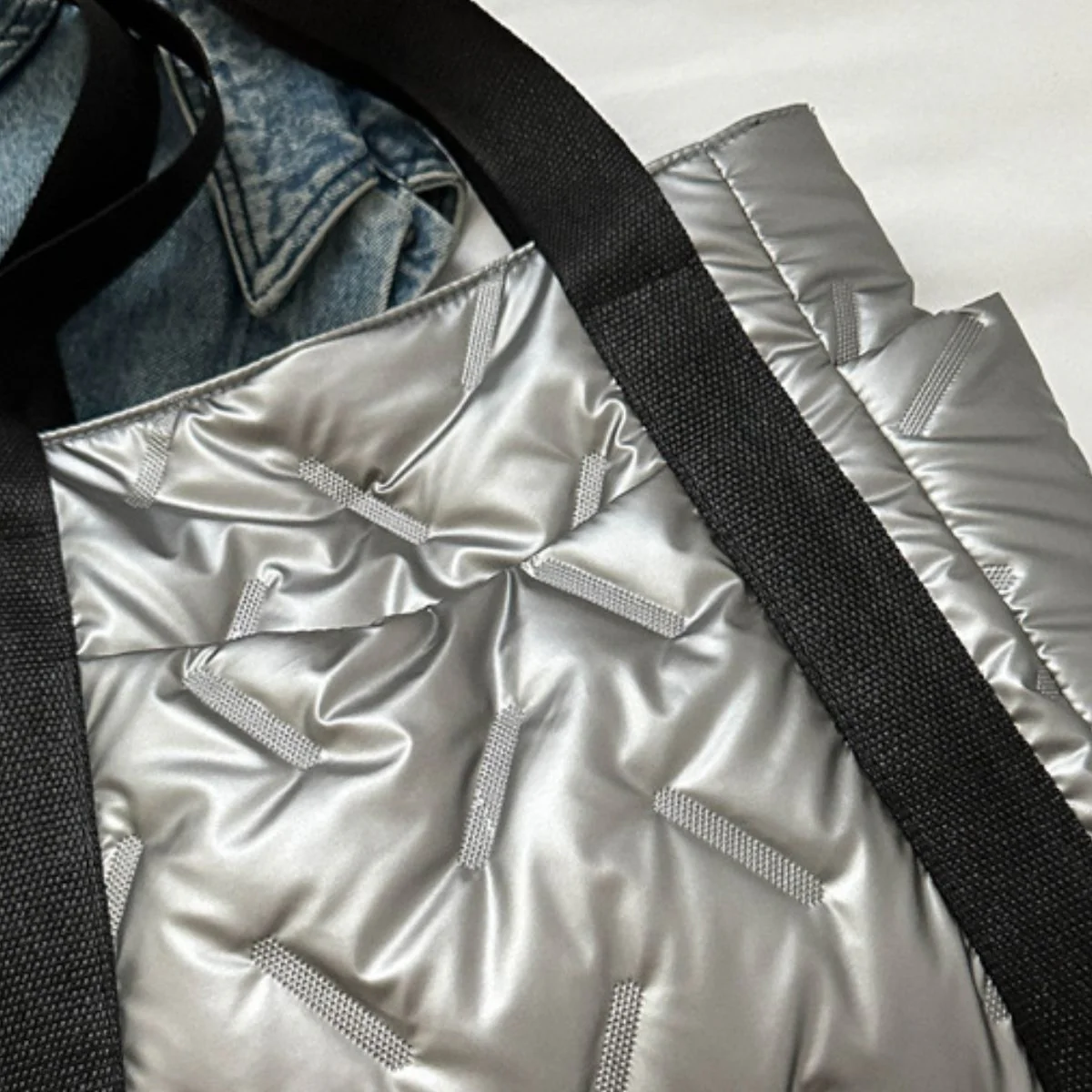 Polyester Tote Bag with Zipper - Image 7