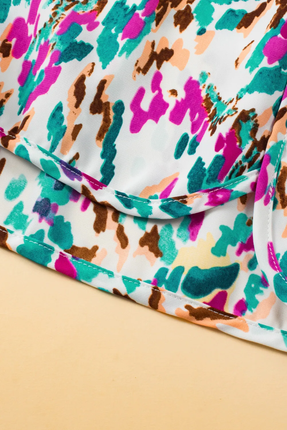 Printed High Waist Shorts - Image 5