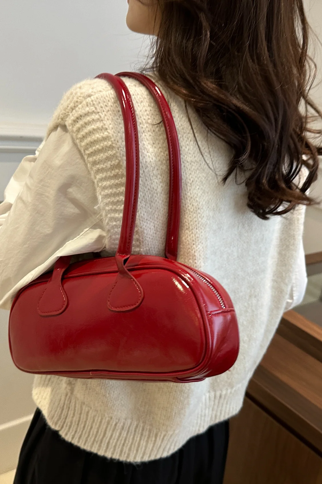 PU Leather Shoulder Bag - Image 11