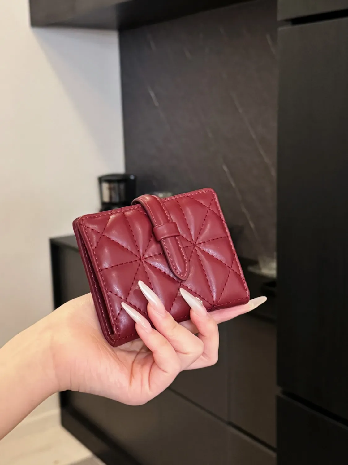 PU Leather Solid Color Card Case - Image 4