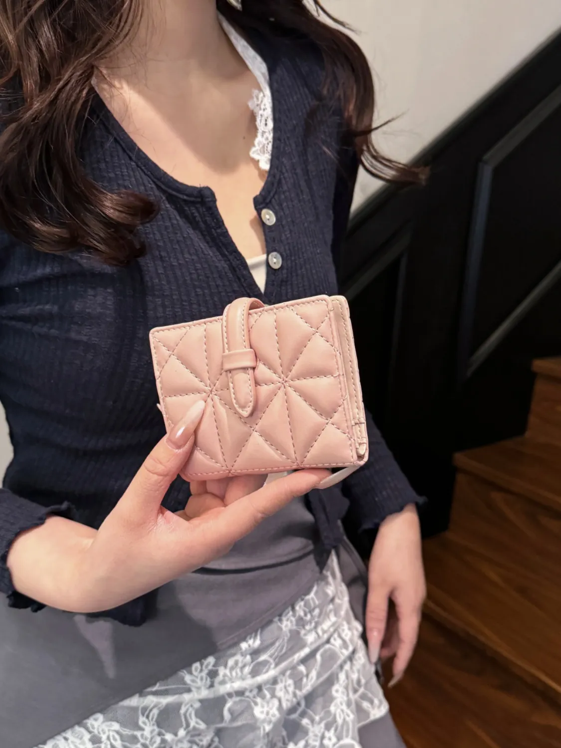 PU Leather Solid Color Card Case - Image 5