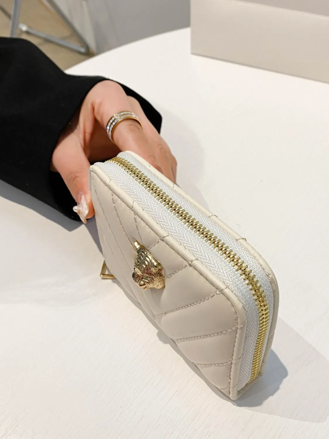 PU leather Solid Color Wallet - Image 2