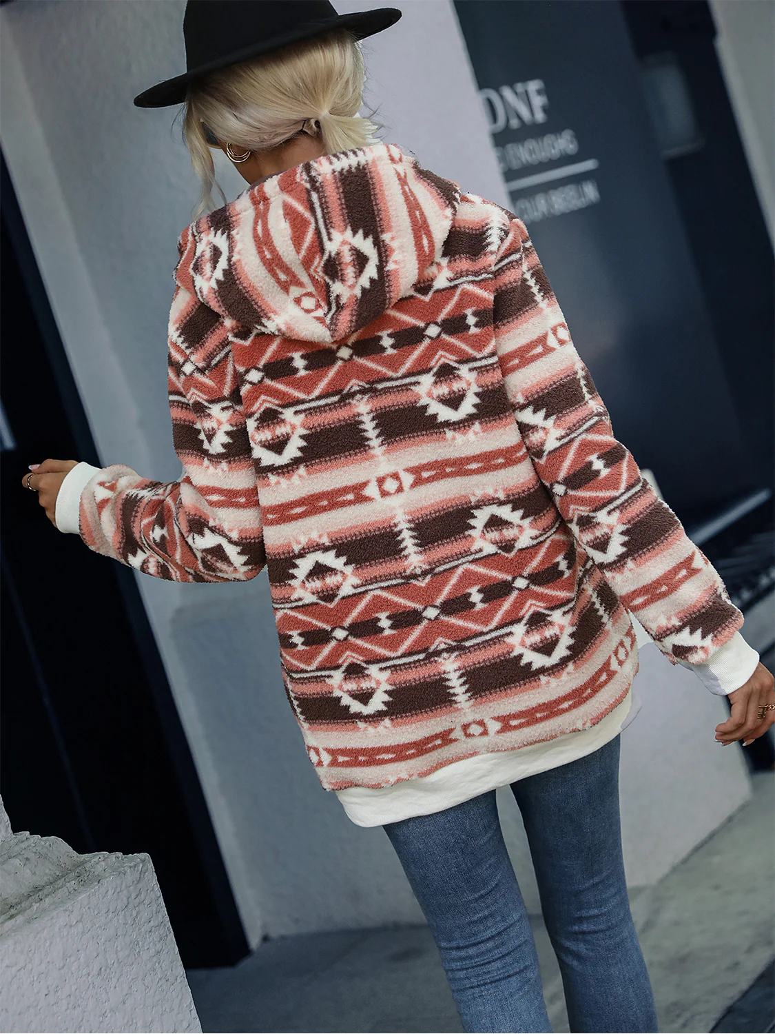 Quarter-Zip Long Sleeve Hoodie - Image 2