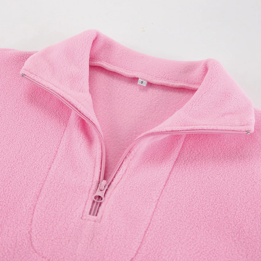 Quarter Zip Long Sleeve Sweatshirt - Image 8