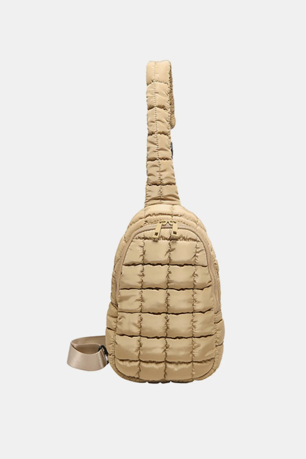 Quilted Nylon Crossbody  Bag - Image 4
