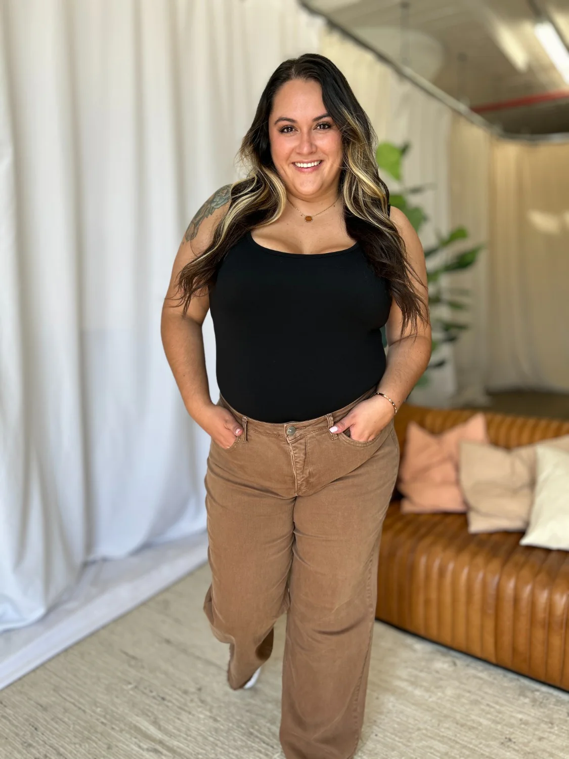 RFM Full Size High Rise Garment Dye Wide Leg Jeans - Image 13