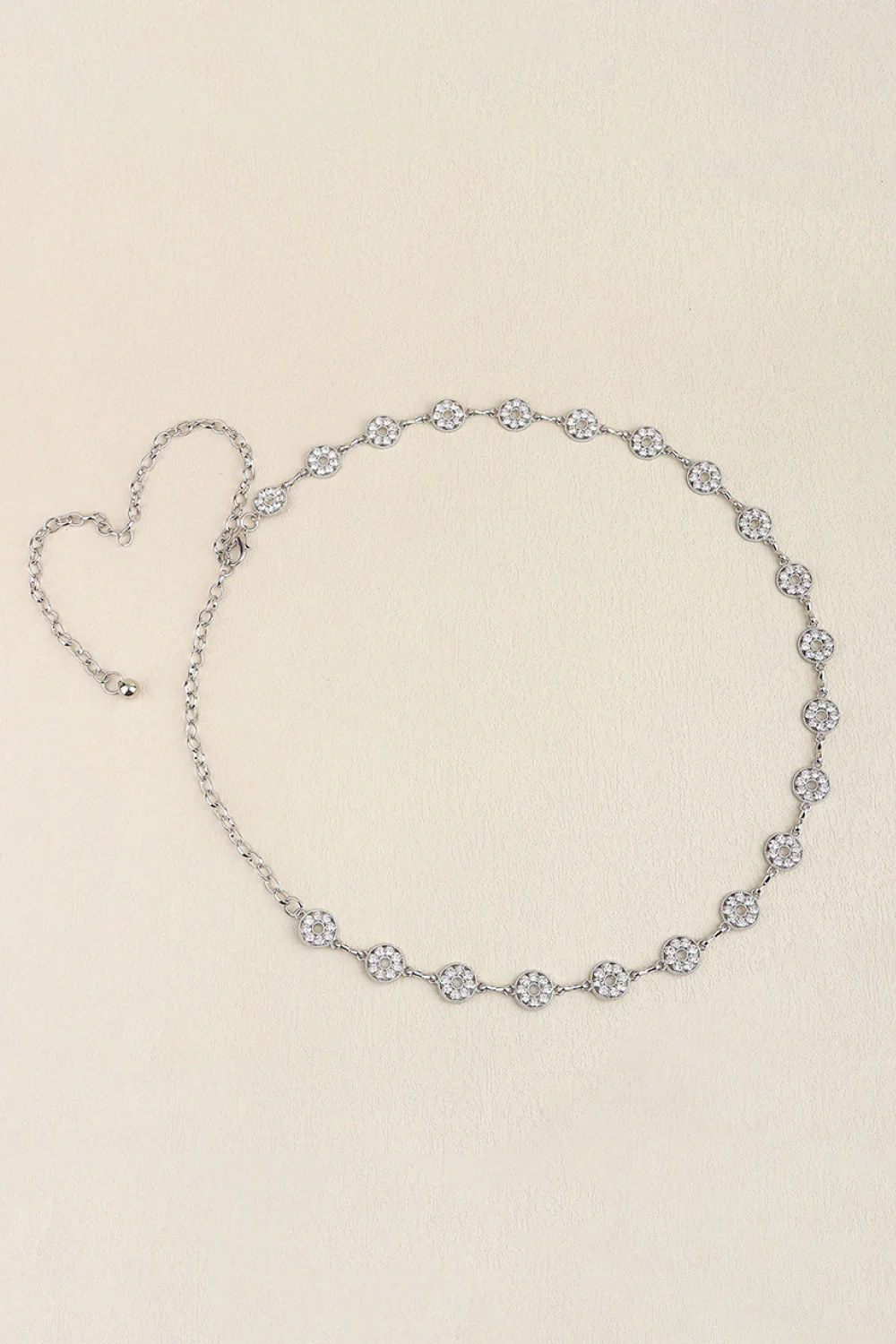 Rhinestone Decor Zinc Alloy Belt - Image 2