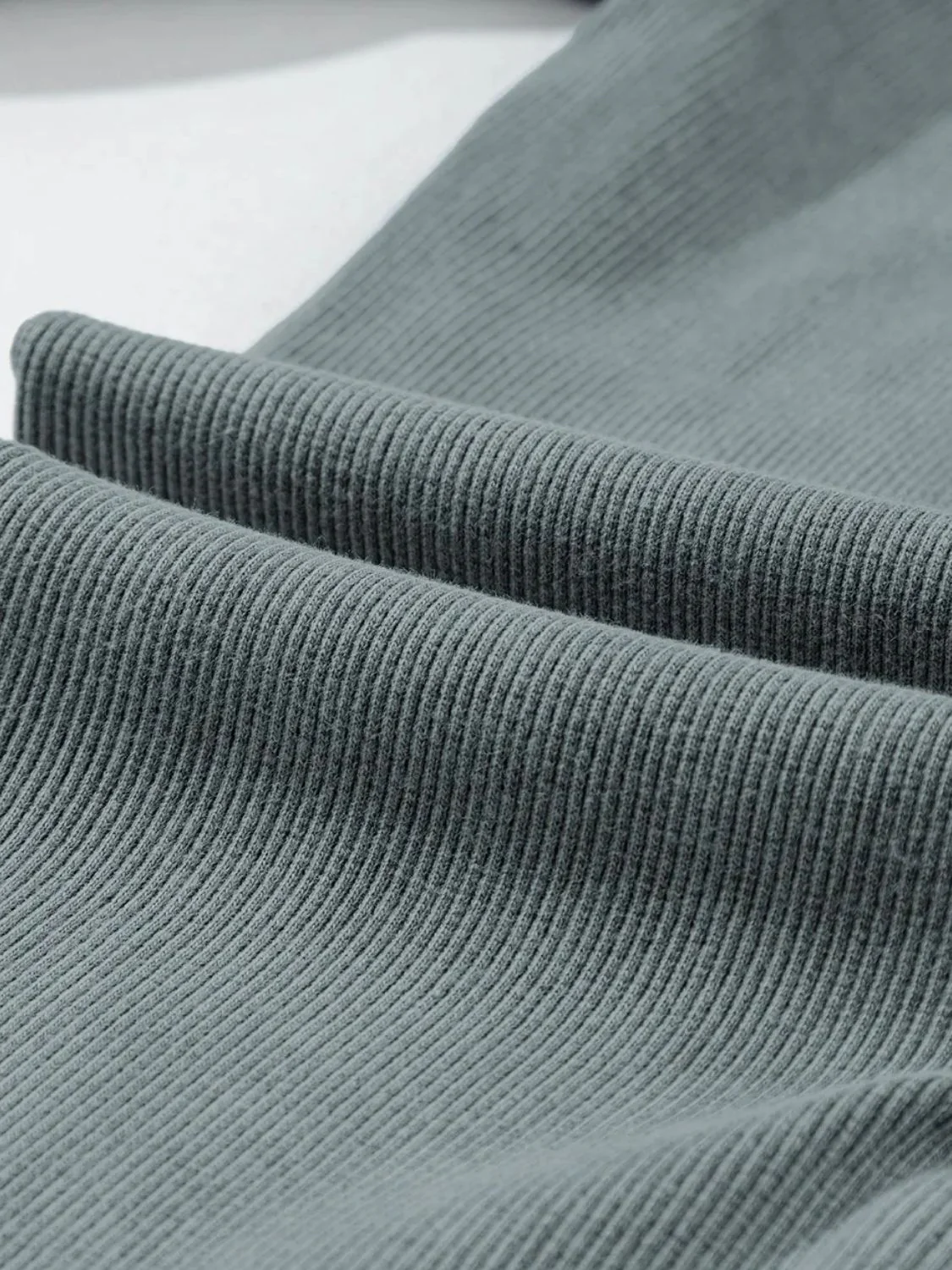 Ribbed Elastic Waist Leggings - Image 5