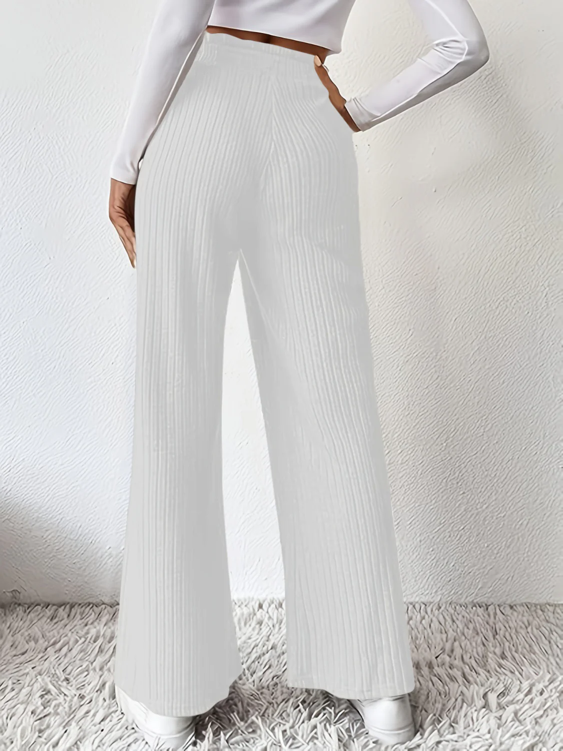 Ribbed High Waist Pants - Image 11