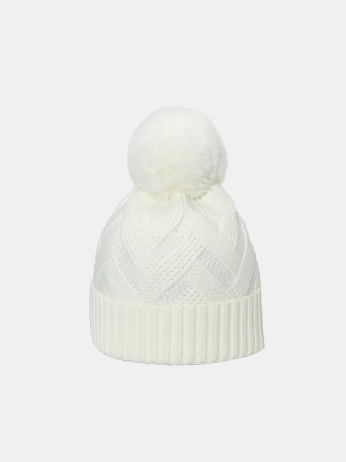 Roll Rim Hat with Pompom - Image 4