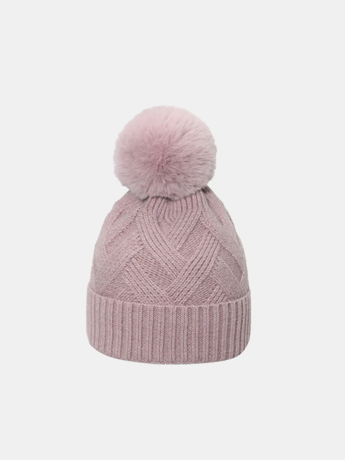 Roll Rim Hat with Pompom - Image 5