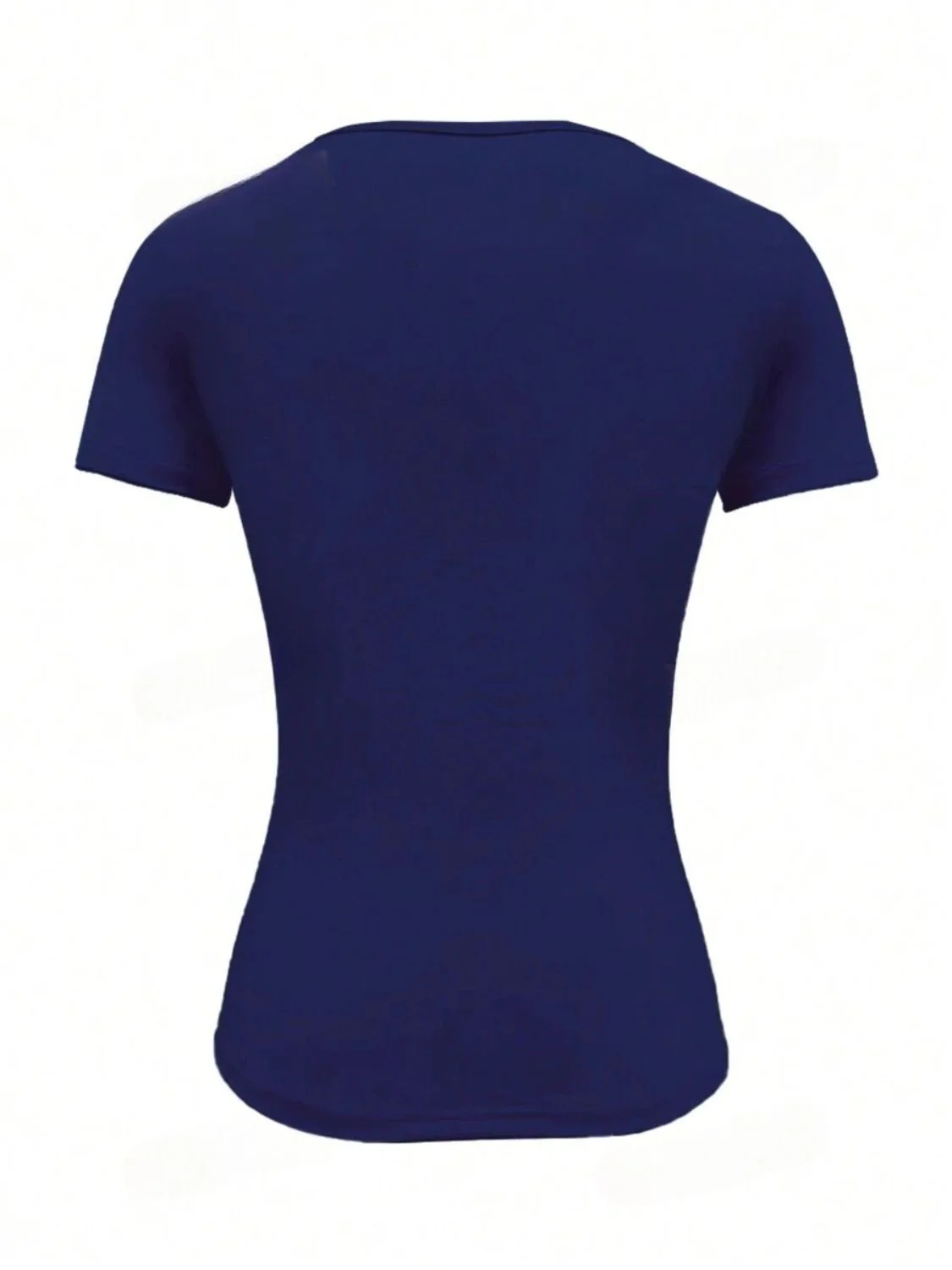 Round Neck Short Sleeve T-Shirt - Image 35