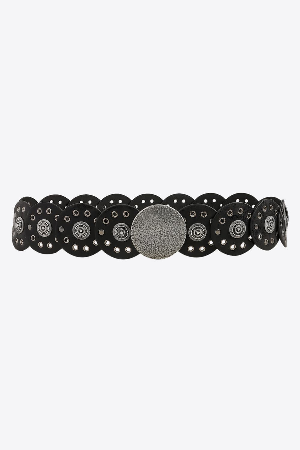 Round Shape PU Leather Belt - Image 3