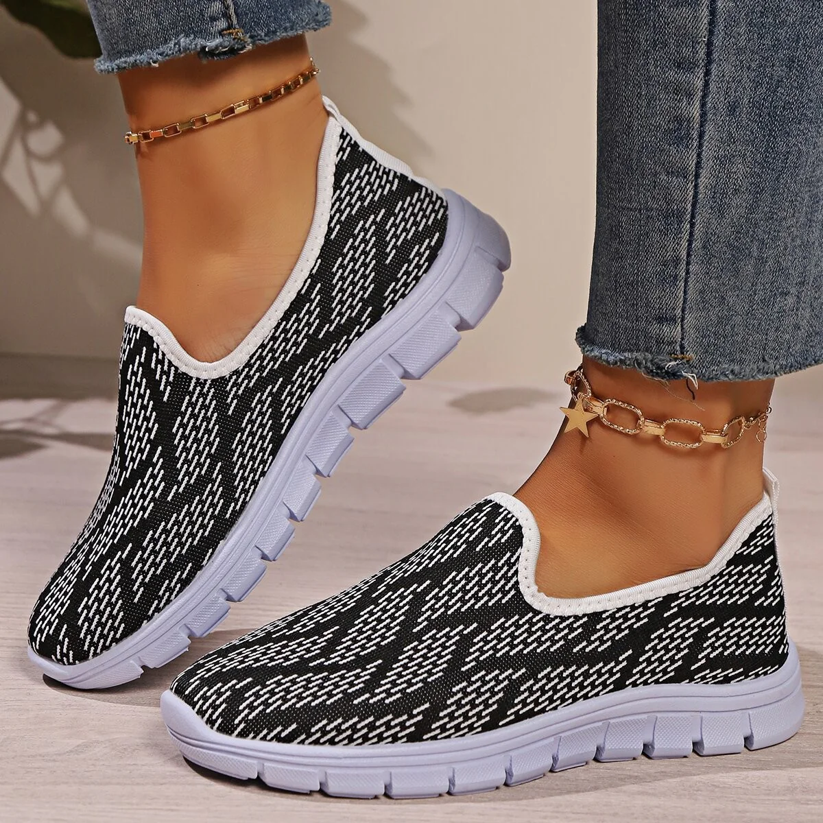 Round Toe Flat Slip-Ons - Image 3