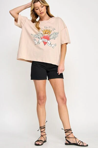 Love-Inpired Graphic Oversized T-Shirt - Image 7
