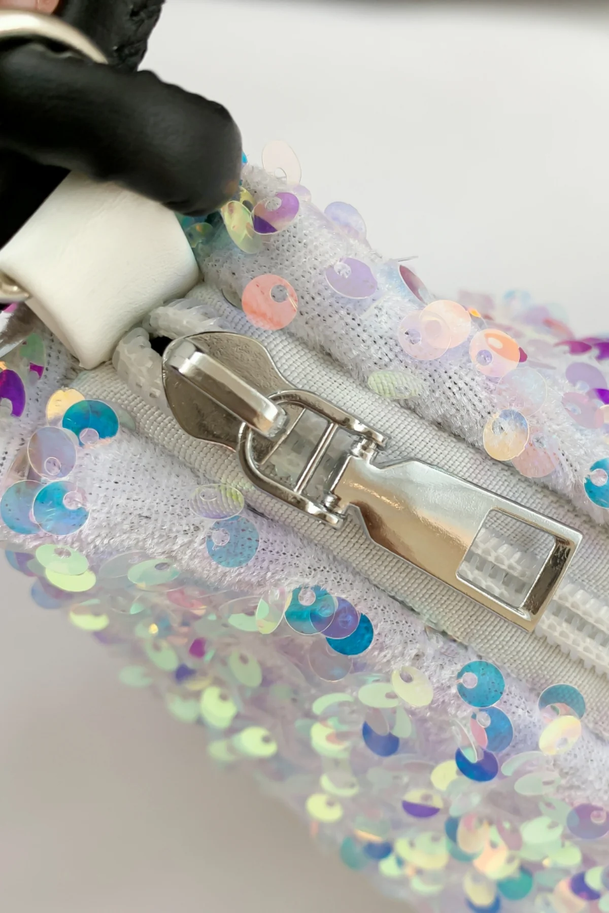 Sequin Double Strap Shoulder Bag - Image 8