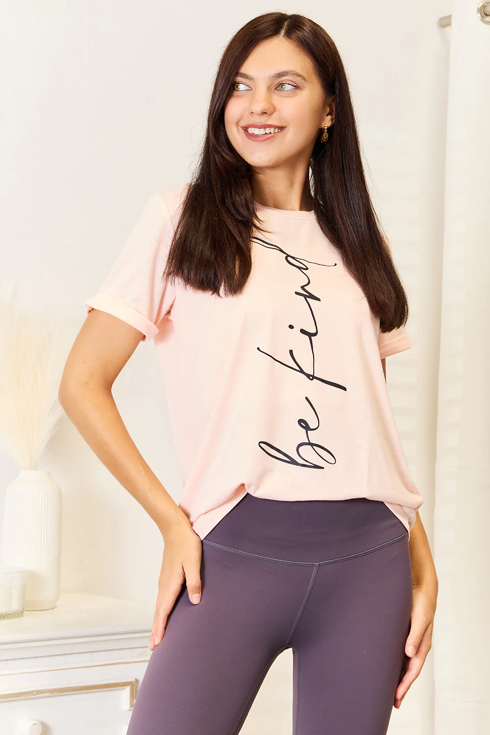 Simply Love BE KIND Graphic Round Neck T-Shirt - Image 4