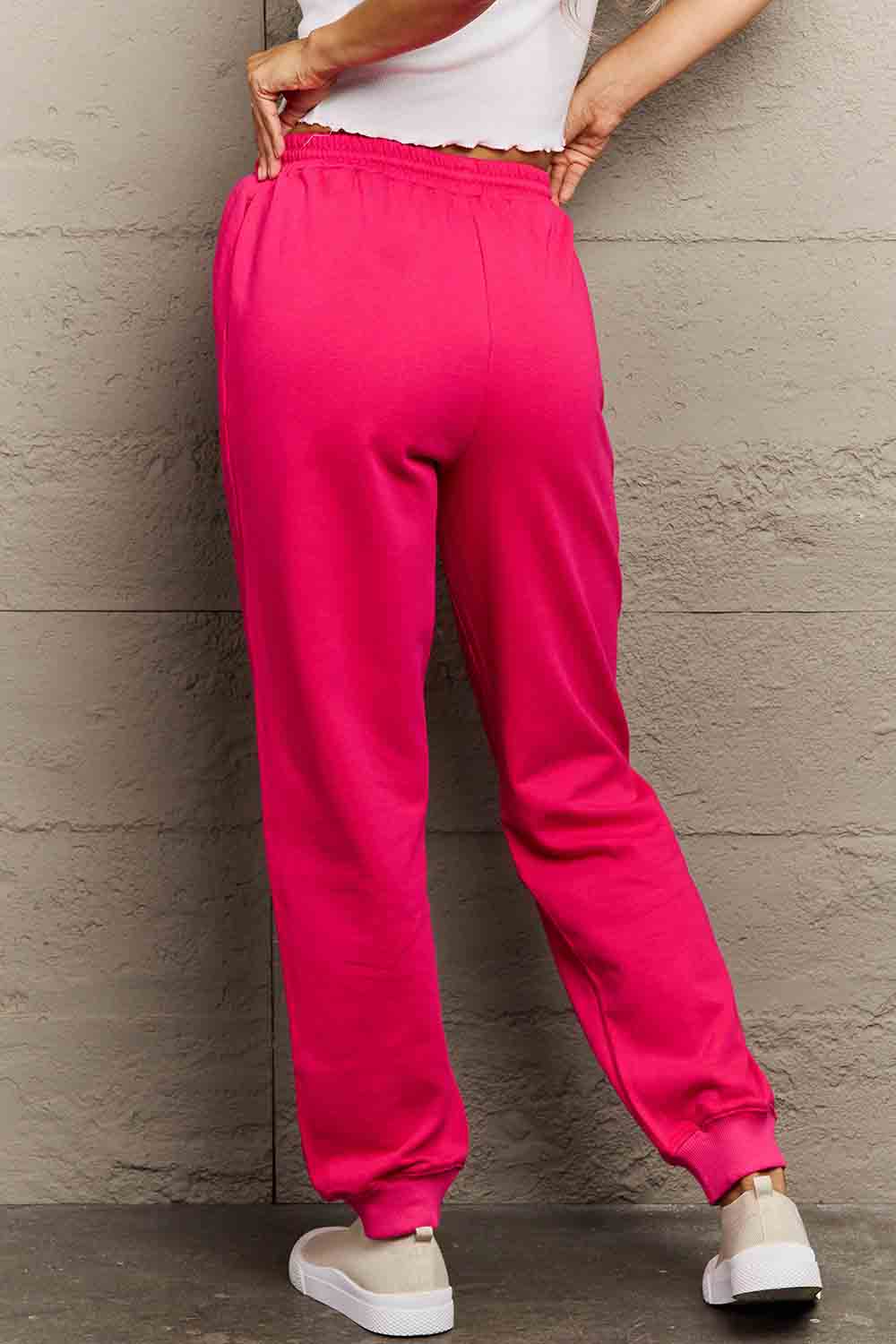 Simply Love Simply Love Full Size Drawstring DAY YOU DESERVE Graphic Long Sweatpants - Image 2