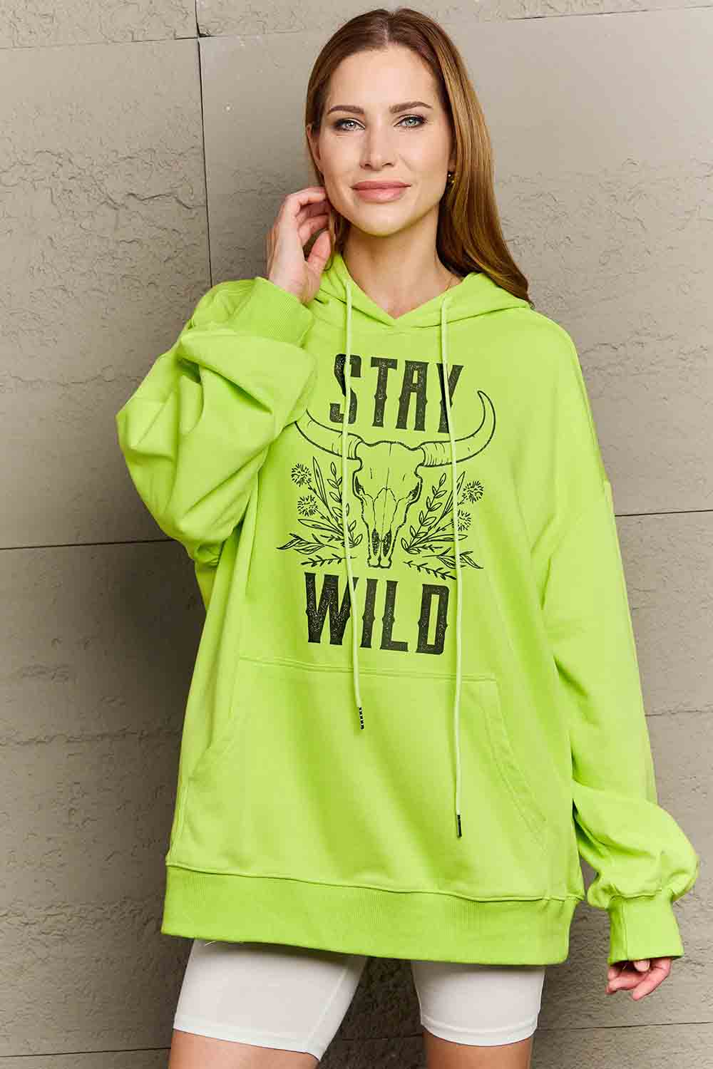 Simply Love Simply Love Full Size STAY WILD Graphic Hoodie - Image 5
