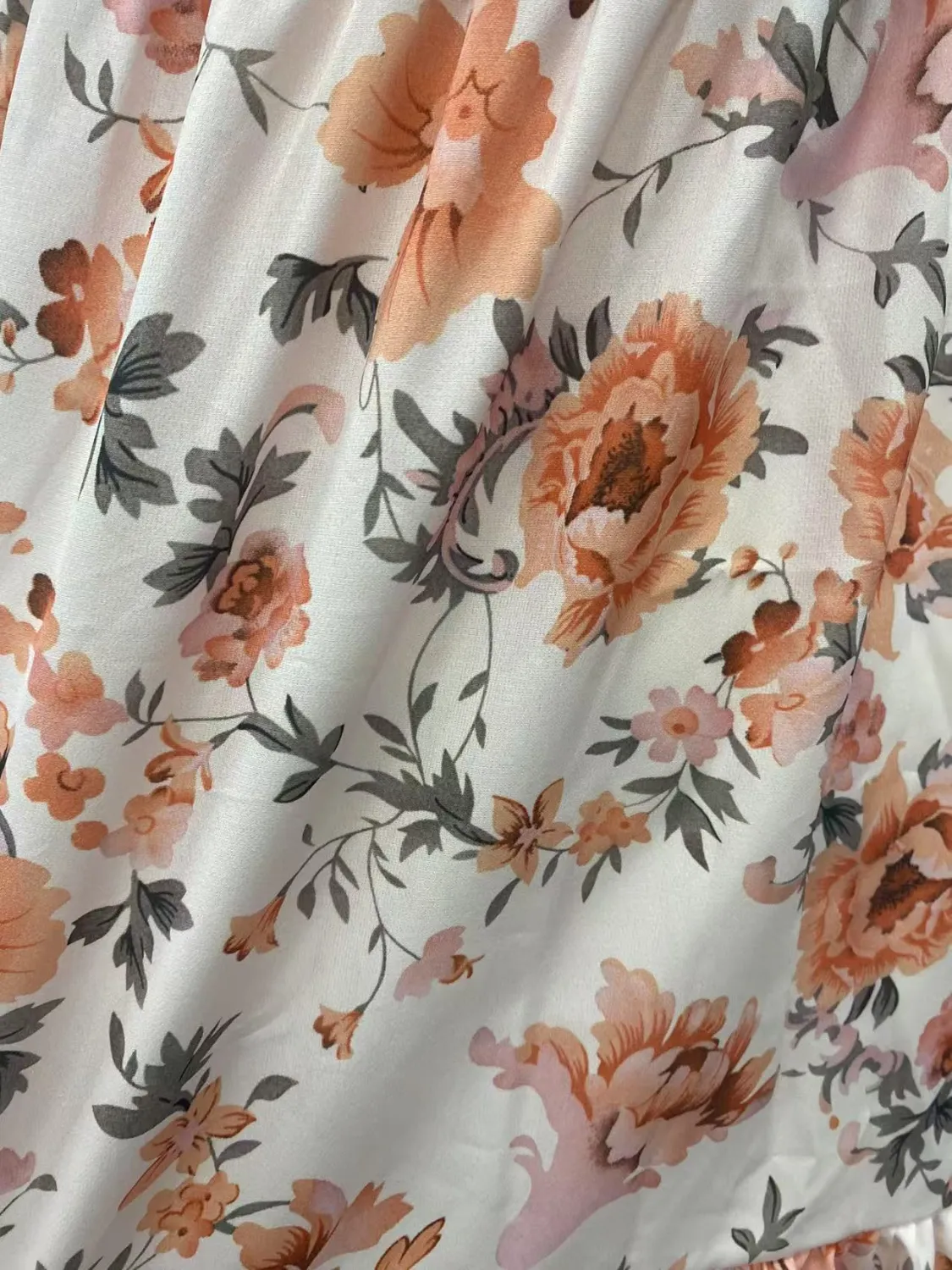 Smocked Floral Square Neck Cami Dress - Image 6