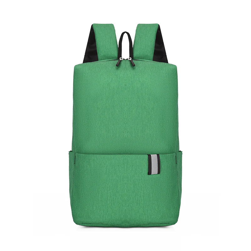 Solid Color Nylon Backpack Bag - Image 12